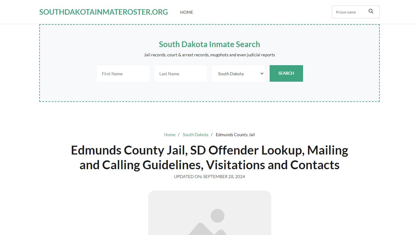 Edmunds County Jail, SD: Inmate Search Options, Visitations, Contacts